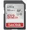 SanDisk Ultra SDXC 512GB / Class 10 / rychlost přenosu 150 MB/s / vhodné pro FullHD