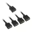 Kolink Rozbočovací kabel ARGB 1-4 - 30cm černá