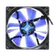 Noiseblocker BlackSilent Fan XE2 modrá / 92mm / 21 dB @ 1800 RPM / 38.25 CFM / 3-pin