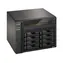 Asustor Lockerstor 8 Gen3 AS6808T 8-Bay / 4x M.2 SSD / 8x 3.5" SATA / AMD V3C14 / 16GB RAM / 5x USB / 2x 2.5/10GLAN 