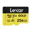 Lexar Gold microSDXC 256 GB / V60 / U3 / A1 / Rychlost čtení až: 280 MBs / Rychlost zápisu až: 180 MBs