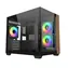 Cooler Master Elite 481 Wood černá / ITX / 2x USB-A 3.0 / 1x USB-C 3.2 / 3x 120mm ARGB / bez zdroje / průhledná bočnice