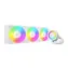 ARCTIC Liquid Freezer III Pro 420 A-RGB bílá / 3x 140 mm / Fluid Dynamic Bearing / 800 - 2800 RPM / Intel + AMD