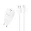Dudao A4EU síťová nabíječka / USB-A / 2.1A / micro USB kabel / bílá