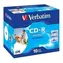 VERBATIM CD-R (10ks) Jewel / Printable / 52x / 700MB