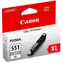 Canon  CLI-551GY originální cartridge / XL / Šedá