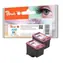Peach Remanufactured TwinPack HP302 alternativní cartridge / OfficeJet 3830 / 2x8 ml / barevná