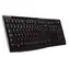 Logitech klávesnice Wireless Keyboard K270, CZ/SK, Unifying přijímač, černá