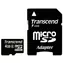 Transcend Micro SDHC karta 4GB Class 4 s adaptérem