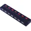 PremiumCord USB 2.0 HUB 7-portový / externí napájení / vypínače portů