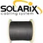 Solarix optický kabel DROP1000 / 8 vláken / 500 m / černá