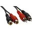 PremiumCord Kabel 2x Cinch-2x Cinch, M/F 10m 