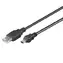 PremiumCord Kabel USB 2.0, A-B mini, 5pinů / 20cm