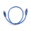 Gembird UTP CAT5E 0.5 m modrá / patch kabel / s ochranou