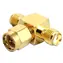 Delock SMA jack > SMA plug > SMA jack T-shape