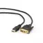 Gembird HDMI - DVI male-male kabel 1.8 m / pozlacené konektory 18+1