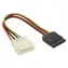 Gembird redukce napájení MOLEX - SATA / 15cm