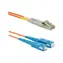 DATACOM optický patchcord LC-SC 09/125 SM / 2m / duplex