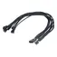AKASA FLEXA FP5 / kabel pro synchronizaci 5 ventilátorů s MB / 5 x 4pin PWM / 45cm