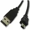 Manhattan Kabel USB 2.0 A-mini B / propojovací / 1.8m / černá