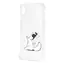 Karl Lagerfeld Fun Choupette No Rope Hard Case pro Apple iPhone XS Max transparentní