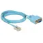 Delock Adaptér RS-232 DB9 samice > 1 x Sériový RS-232 RJ45 samec 1 m modrá