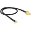 Delock anténní kabel RP-SMA Jack Bulkhead > MMCX 90° Plug 320 mm