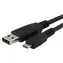 ALIGATOR datový kabel microUSB černá / nabíjecí
