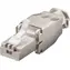 PremiumCord konektor RJ45 Cat6A univerzální, stíněný - 1ks ( montáž bez nástroje )