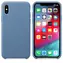 Apple kožený kryt pro iPhone XS Max - Chrpově modrá