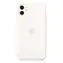 Apple Silikonový kryt pro iPhone 11 - White
