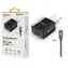 Aligator Chytrá síťová nabíječka 3.4A micro USB kabel 2A černá/ 2xUSB / smart IC