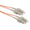 Solarix optický kabel SC-SC 1m / Patch kabel / Multimode / Duplex / OM1