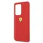 Ferrari SF Silikonový Kryt pro Samsung Galaxy S20 Ultra červená