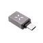 FIXED Link Redukce z hliníku USB-A na USB-C šedá