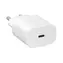 SAMSUNG Napájecí adaptér s rychlonabíjením (25W) bez kabelu bílá (bulk) / USB-C / 3A 