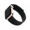 FIXED Nylon Strap Nylonový řemínek pro Apple Watch 44mm & Watch 42mm reflexně černá