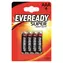 Eveready Super Baterie - Mikrotužka AAA 4 ks (blistr)
