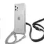 GUESS PC Silver 4G Chain and Script Zadní Kryt pro Apple iPhone 12 Pro Max transparentní