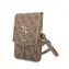 GUESS PU 4G Metal Logo Phone Bag hnědá