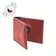 FIXED Wallet for AirTag Kožená peněženka z pravé hovězí kůže červená