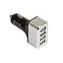 RealPower 195445 USB nabíječka do auta černá / 5x USB/ 2400 mA