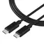 Tactical Smooth Thread Cable USB-C - USB-C 1m černá