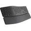 Logitech Wireless K860 Ergo US černá/ Bezdrátová klávesnice / Ergonomická / BT / USB / US layout