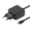 Qoltec 50196 Nabíječka černá / 12 W / 5V / 2.4 A / Micro USB