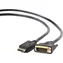 Gembird CC-DPM-DVIM-6 adaptér DisplayPort (M) na DVI (M) černá / 1.8m
