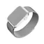 FIXED Mesh Strap Síťovaný nerezový řemínek pro Apple Watch 38 & 40 & 41mm stříbrná