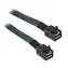 SilverStone SST-CPS04 kabel SAS mini 36-pin 50cm černá / 36-pin SFF-8643