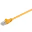 MicroConnect CAT5e U/UTP 0.25m žlutá / PVC