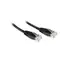MicroConnect CAT6 U/UTP 0.25m černá / PVC